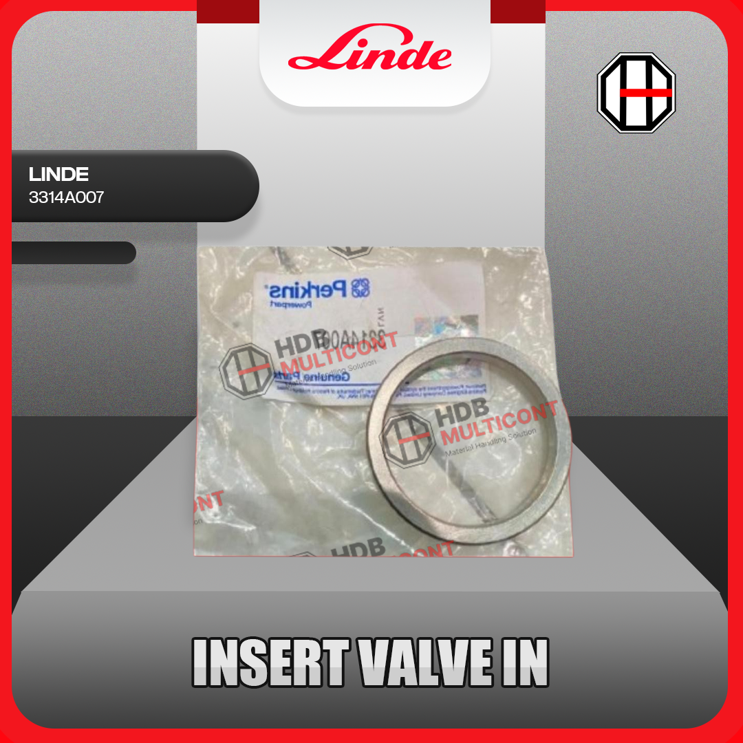 Sparepart Forklift Insert Valve In LINDE PN 3314A007