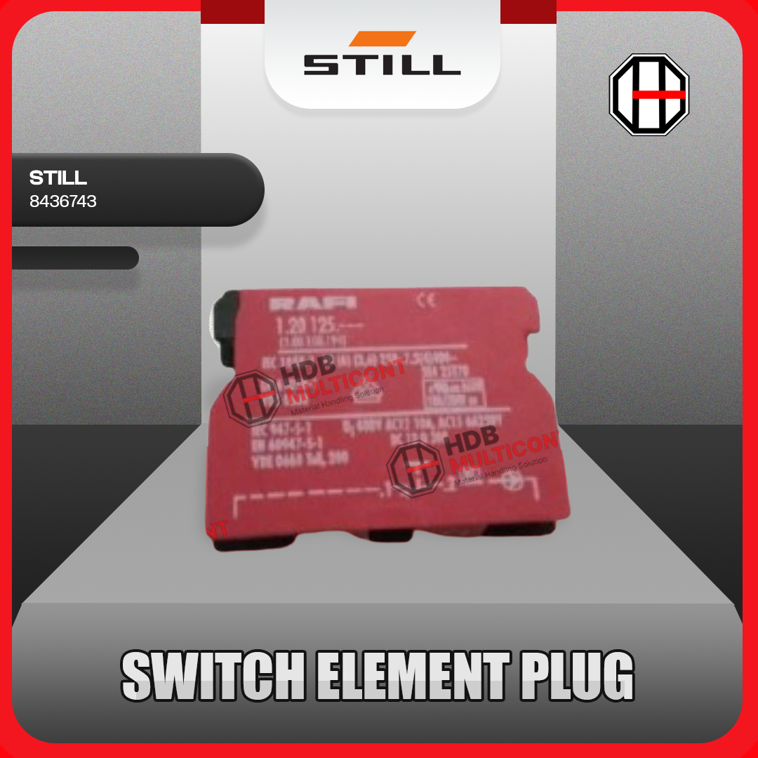Sparepart Forklift Switch Element Plug STILL PN 8436743
