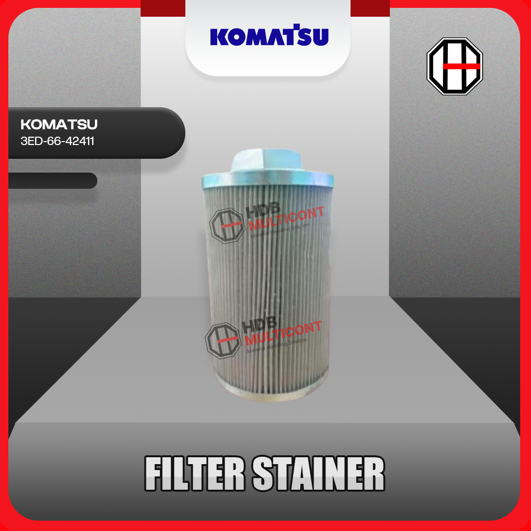Sparepart Forklift Filter Strainer Komatsu PN 3ED-66-42411