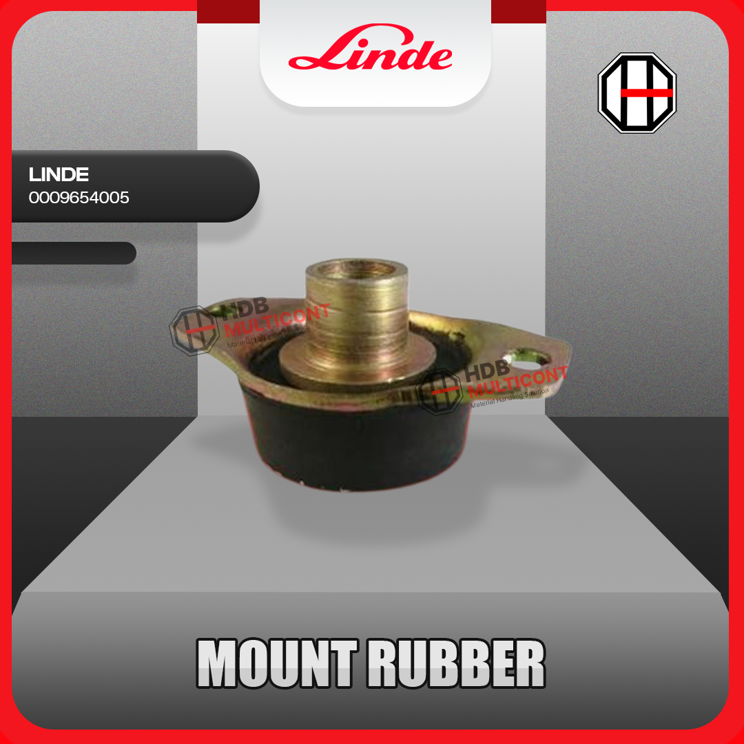 Sparepart Forklift Mount Rubber LINDE PN 0009654005