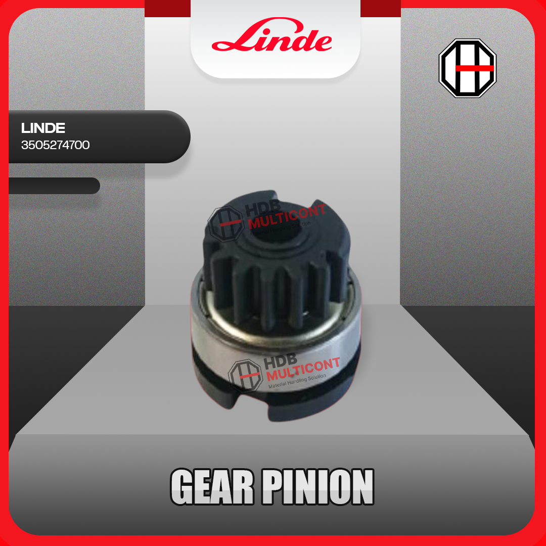 Sparepart Forklift Gear Pinion LINDE PN 3505274700