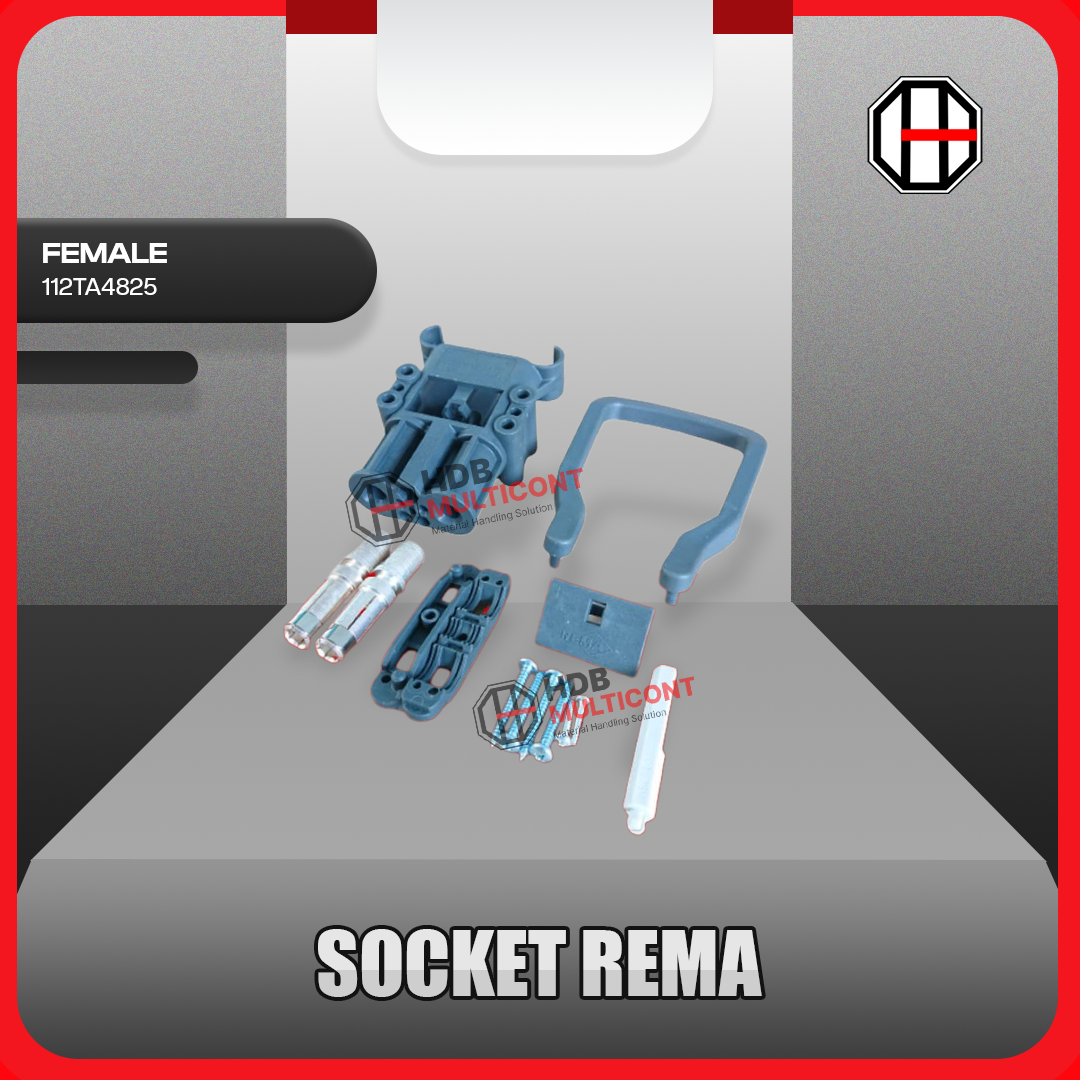 Sparepart Forklift Socket Rema FEMALE PN 112TA4825