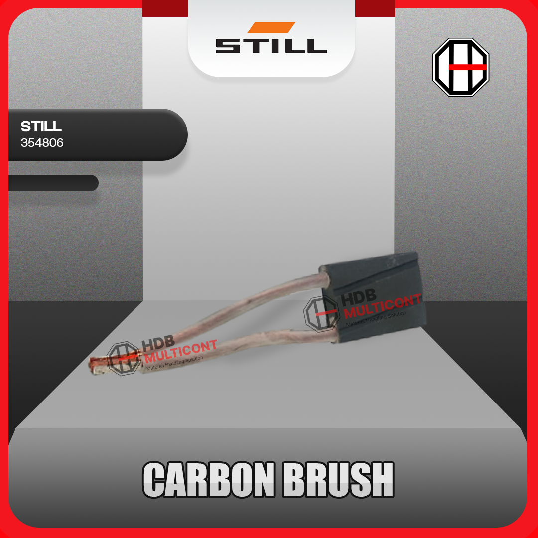 Sparepart Forklift Carbon Brush STILL PN 354806 