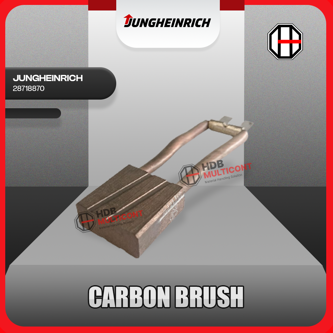 Sparepart Forklift Carbon Brush JUNGHEINRICH PN 28718870 