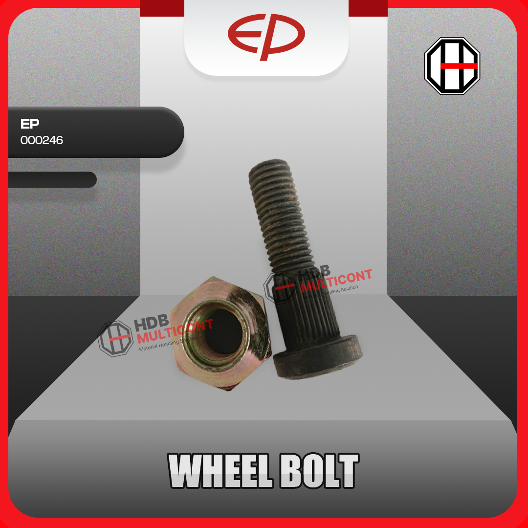 Sparepart Forklift Wheel Bolt EP PN 000246